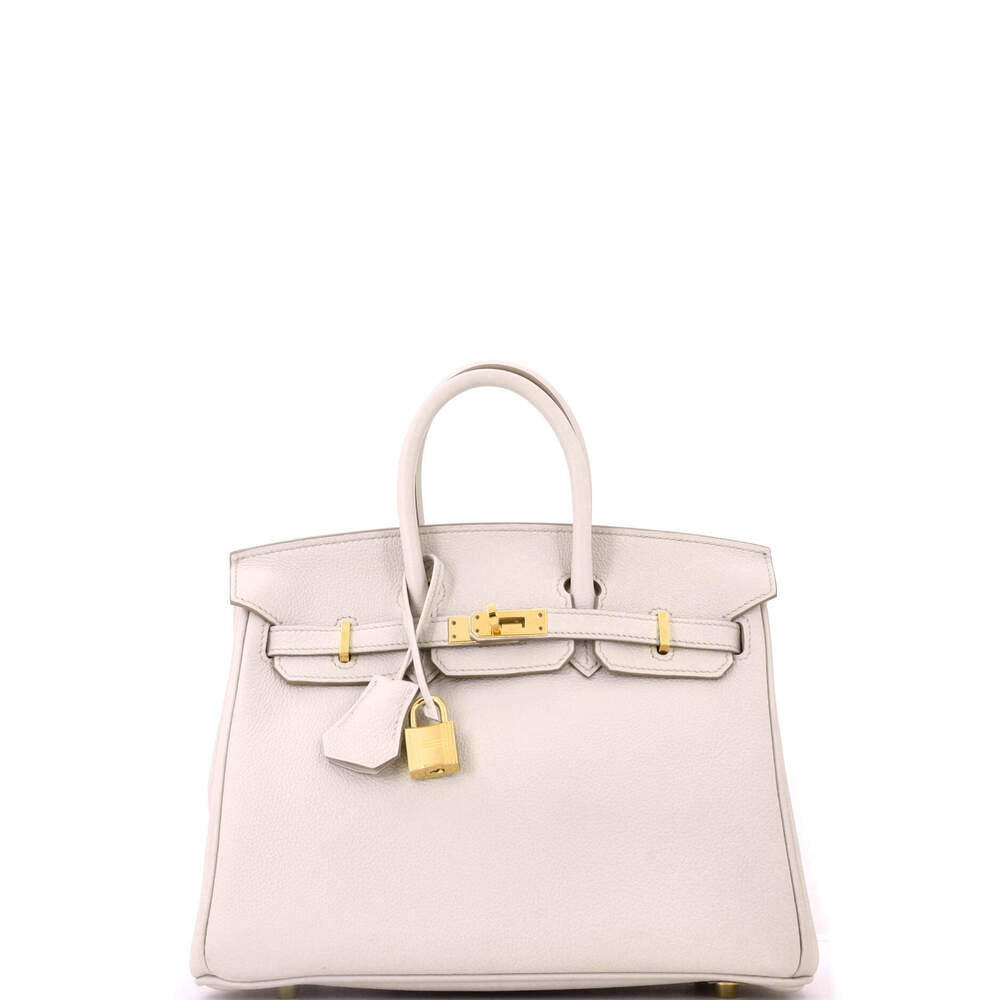 Hermes Birkin 25 Light Togo with Gold Hardware